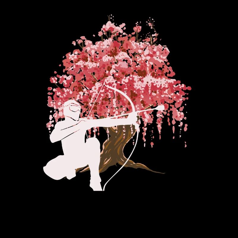Flèche de fleur de cerisier japonais