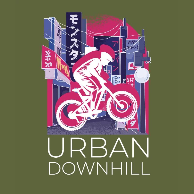 Vaporwave Synthwave Skyline Downhill
