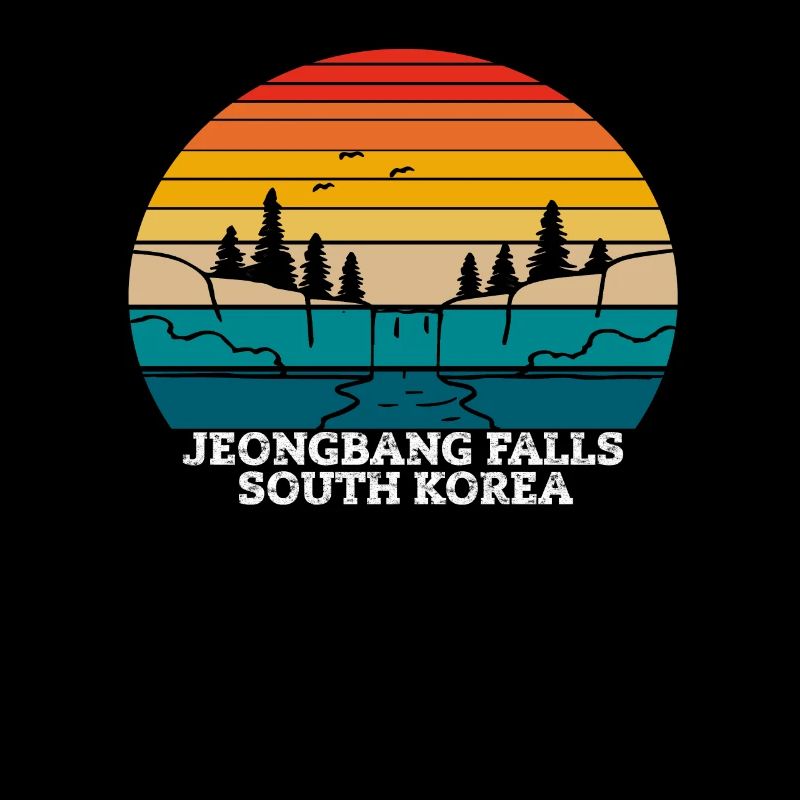 Jeongbang Falls Corée du Sud