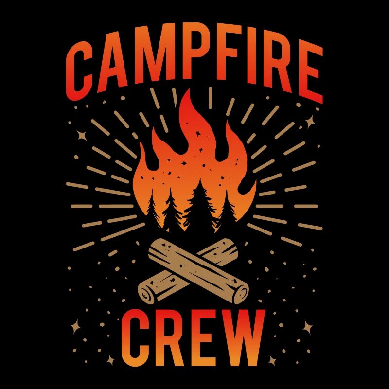 Campfire Crew Camper Camping