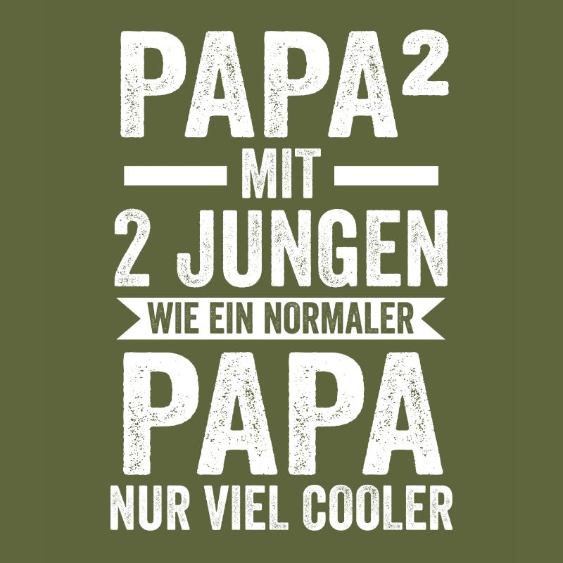 Papa 2 Söhne Vater Geschenk