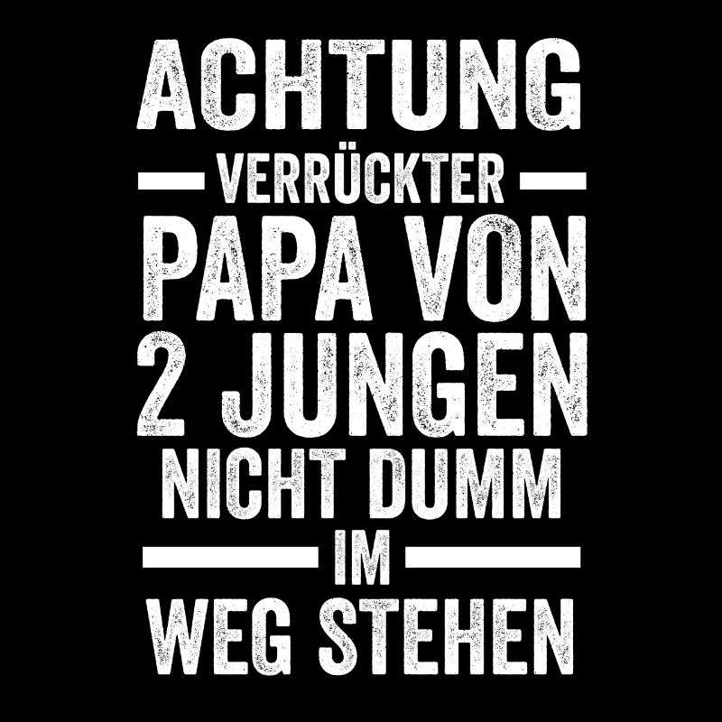 Papa 2 Söhne Vater Geschenk