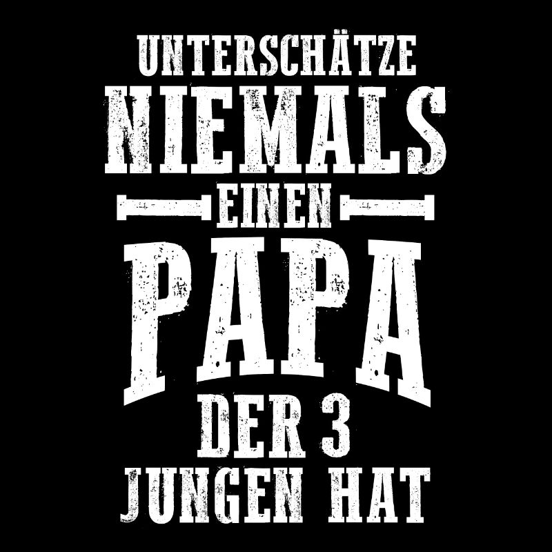 Papa 3 Söhne Vater von 3 Söhnen Geschenk