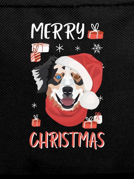 Australian Shepherd Merry Christmas