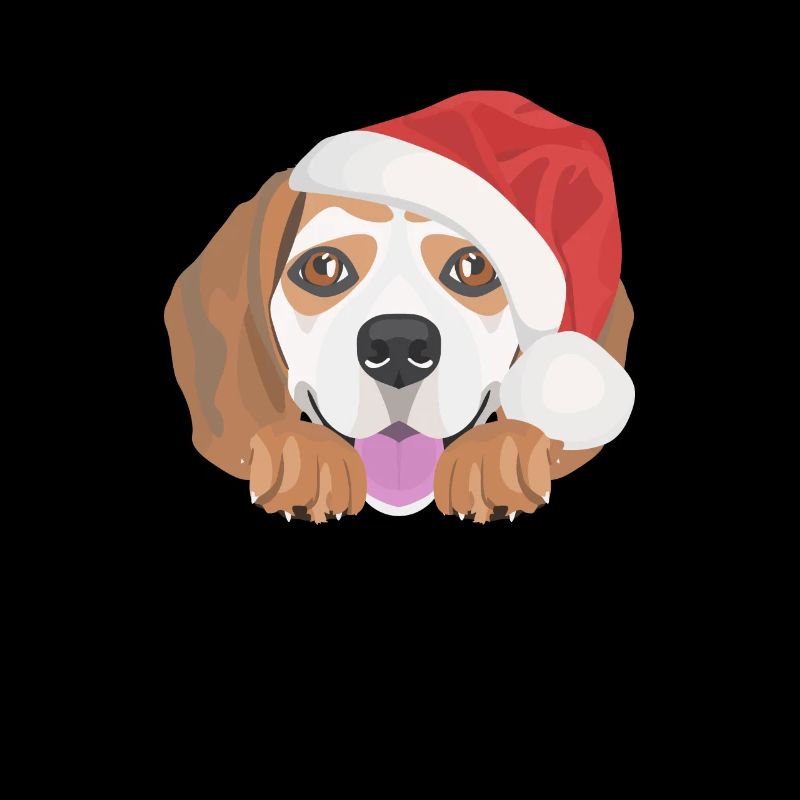 Beagle Merry Christmas