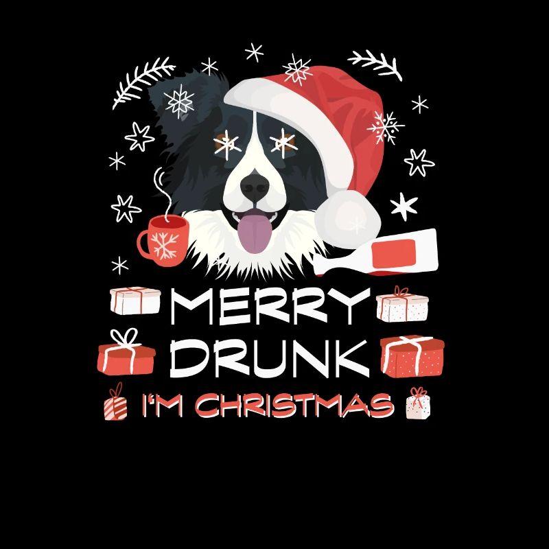 Border Collie Weihnachtsmarkt