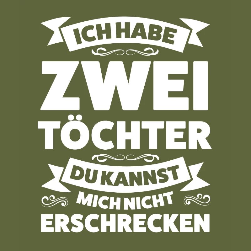 Eltern 2 Töchter Papa von 2 Töchtern Geschenk