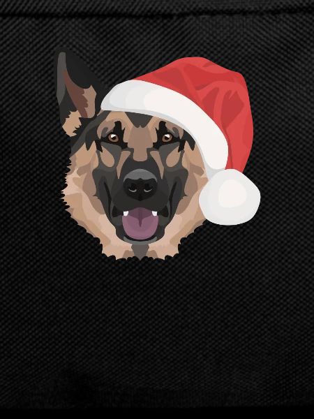 German Shepherd Merry Christmas