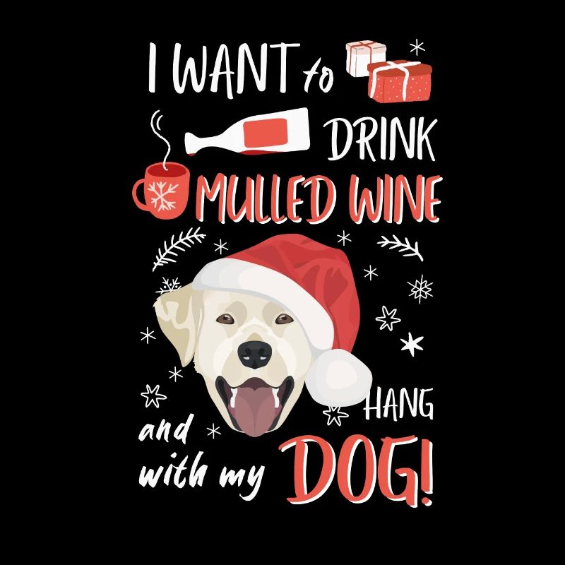 Labrador mulled wine Christmas