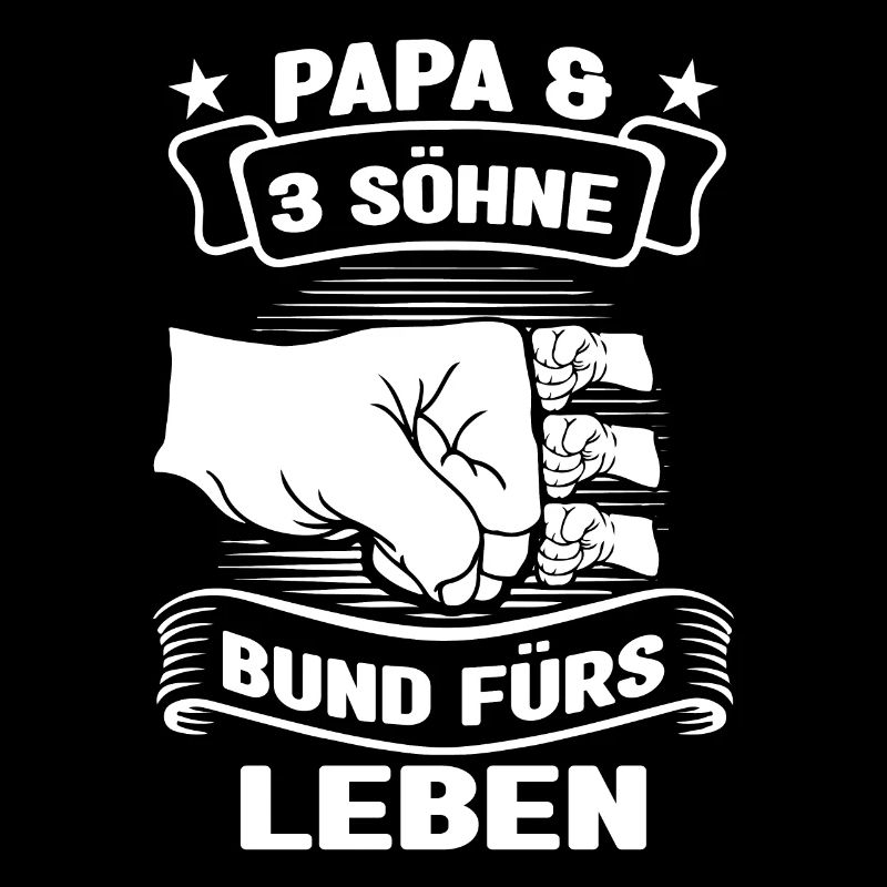 Papa 3 Söhne Papa & 3 Söhne Geschenk