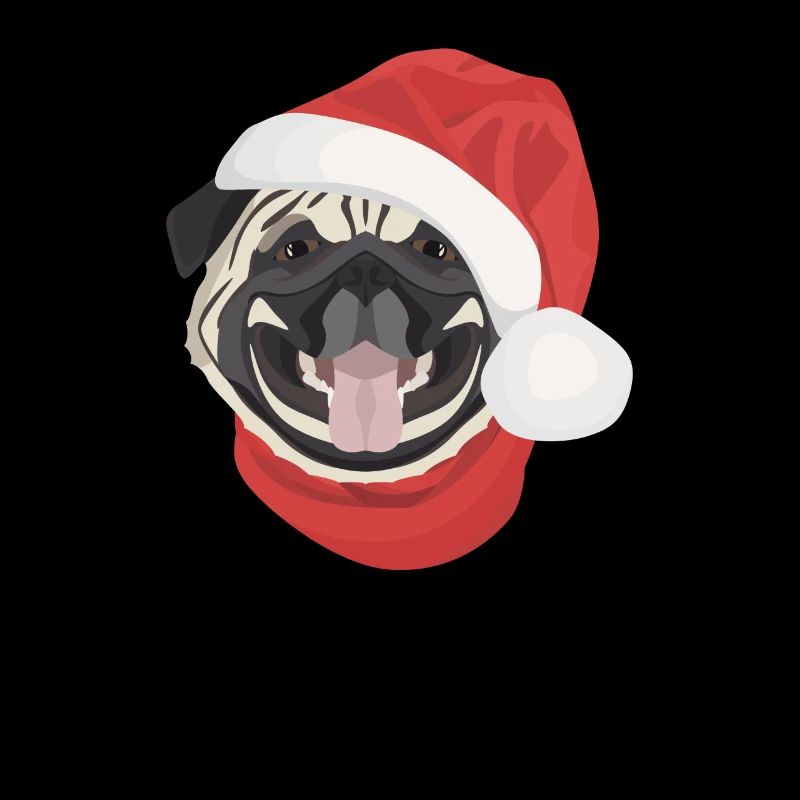 Pug Merry Christmas
