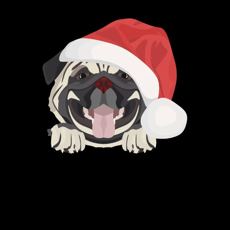 Pug Merry Christmas