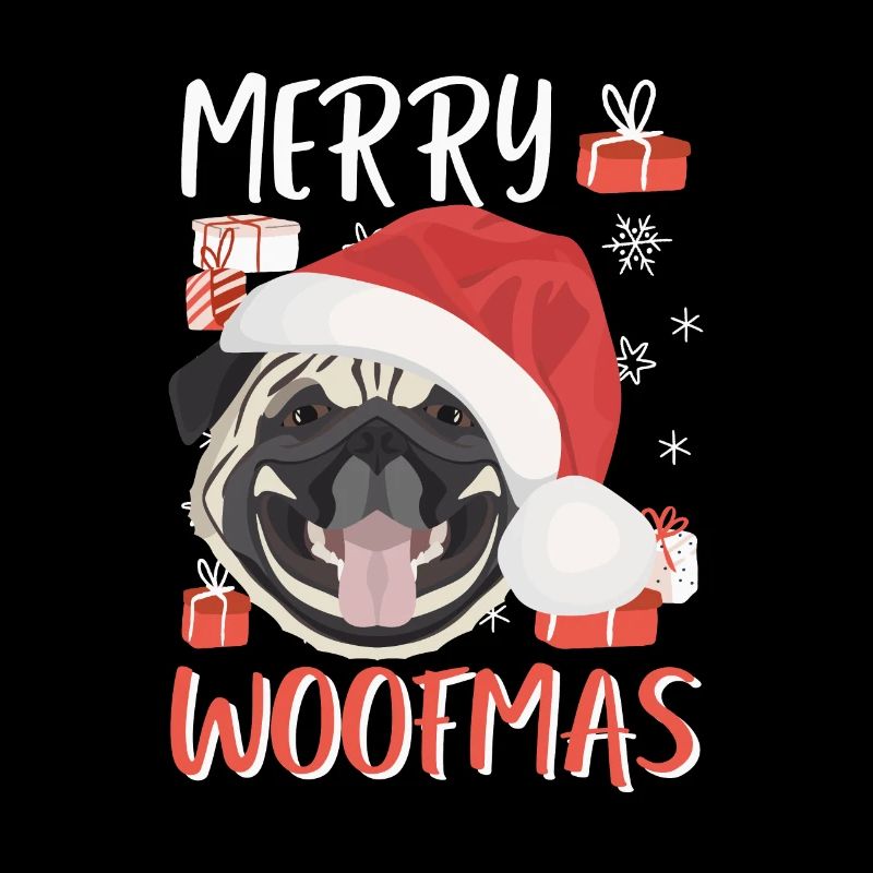 Pug Merry Christmas