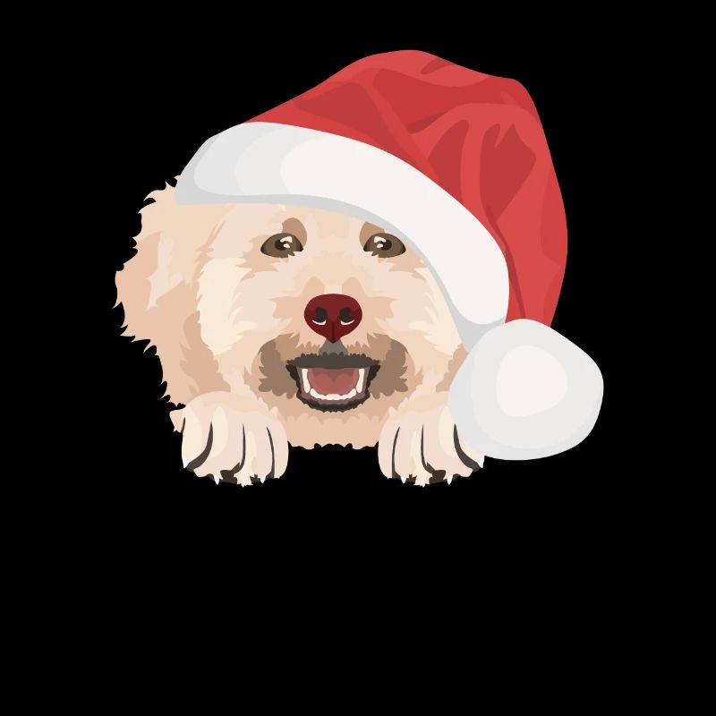 Caniche Joyeux Noël