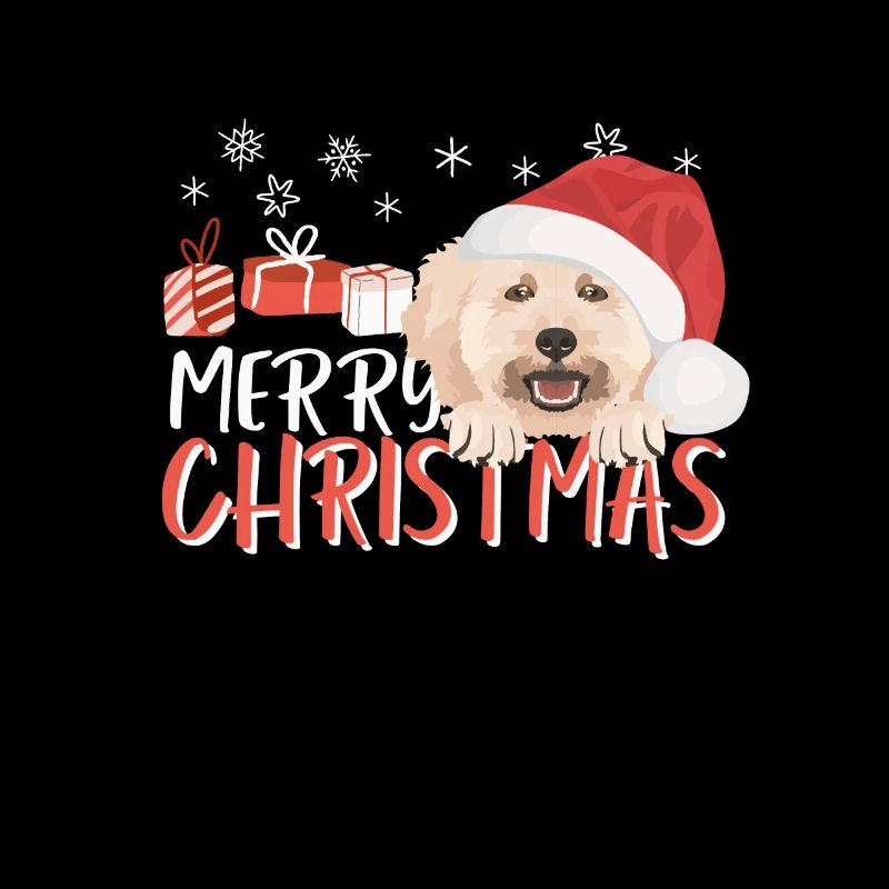 Caniche Joyeux Noël