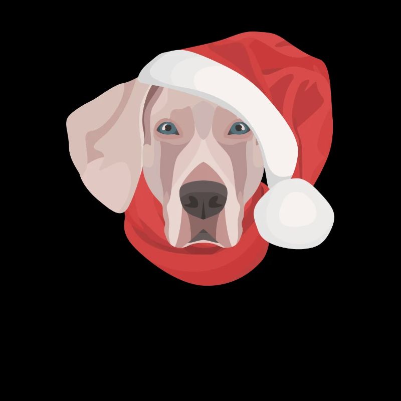 Joyeux Noël Weimaraner