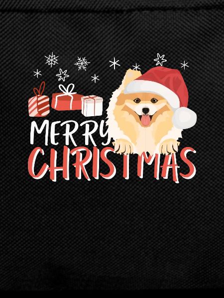 Zwergspitz Merry Christmas
