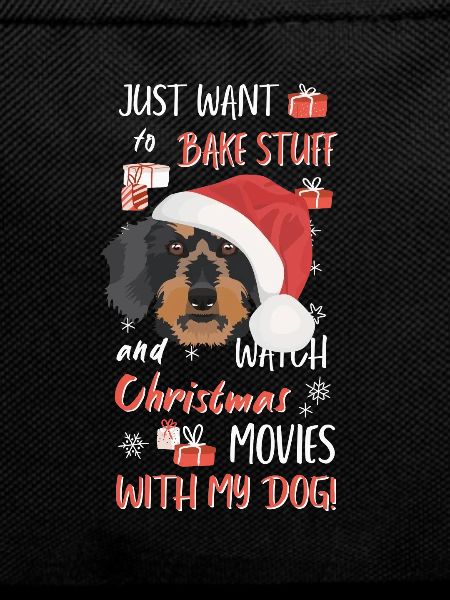Wire-haired Dachshund Merry Christmas