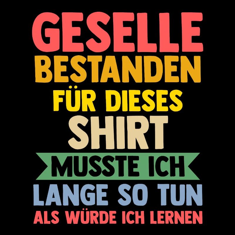 Geselle Prüfung Handwerker Geschenk