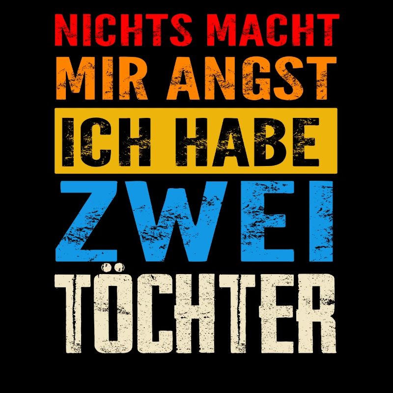 Papa 2 Töchter Vater Geschenk