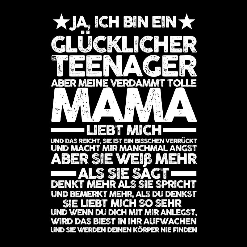 Teenager & Mutter Familie Jugendliche Geschenk