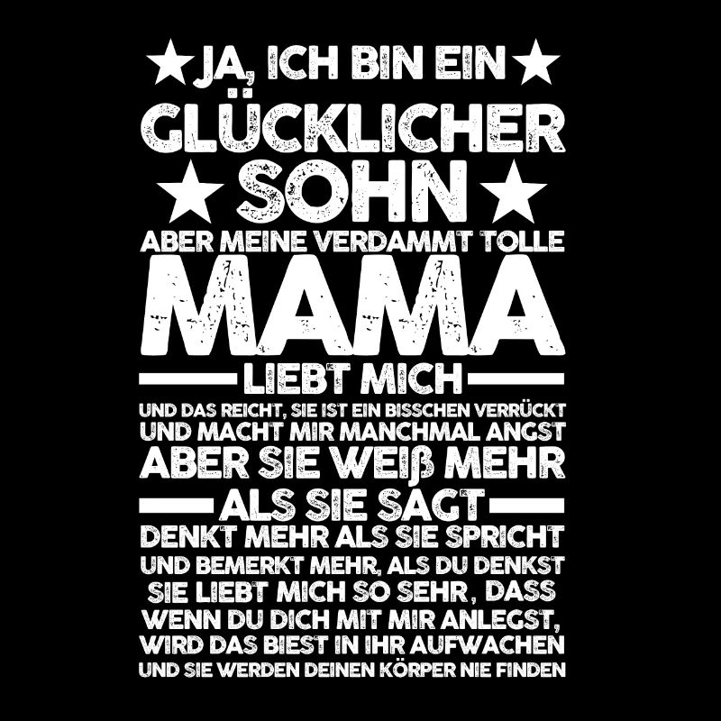 Sohn & Mutter Familie Sohn Geschenk