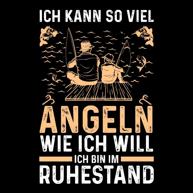 Angeln Rentner Angler Geschenk