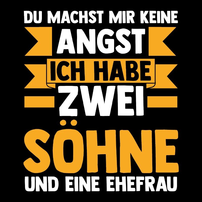 Papa 2 Söhne Vater Geschenk