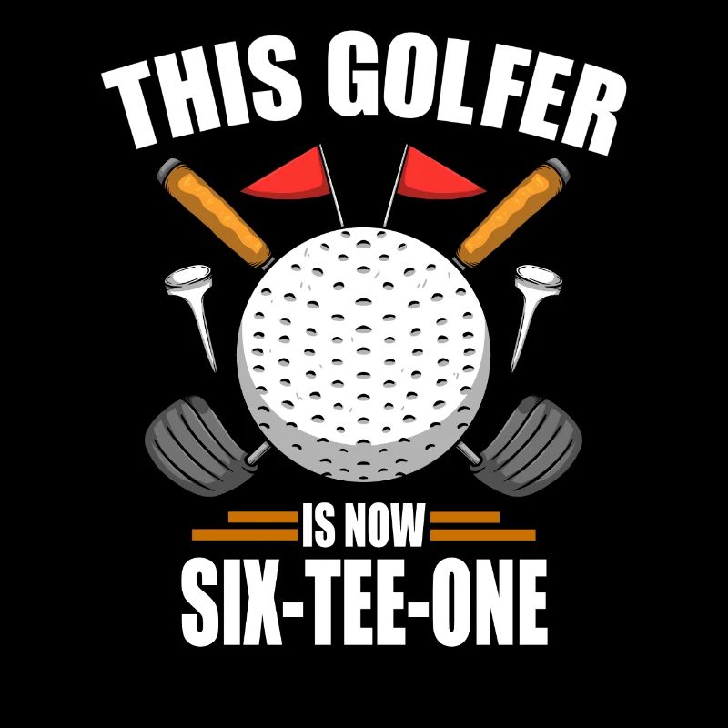 Chemises de golf d’anniversaire pour hommes de golf de 61 ans