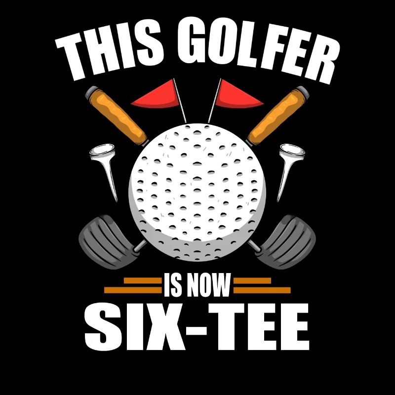 Chemises de golf d’anniversaire pour hommes 60th ans de golf
