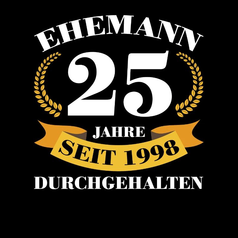 25. Hochzeitstag Ehemann Silberhochzeit Geschenk
