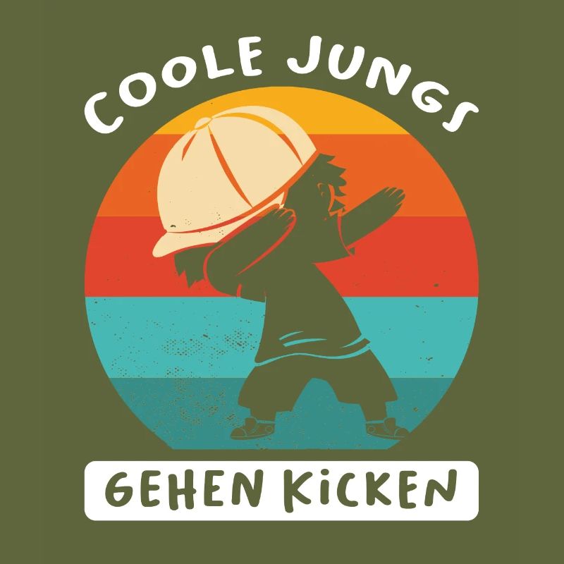Fußball Dabbing Kicken Geschenk