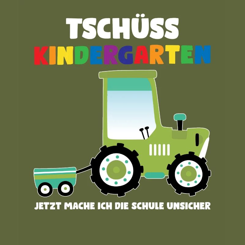 Schulkind Traktor Schulbeginn Geschenk