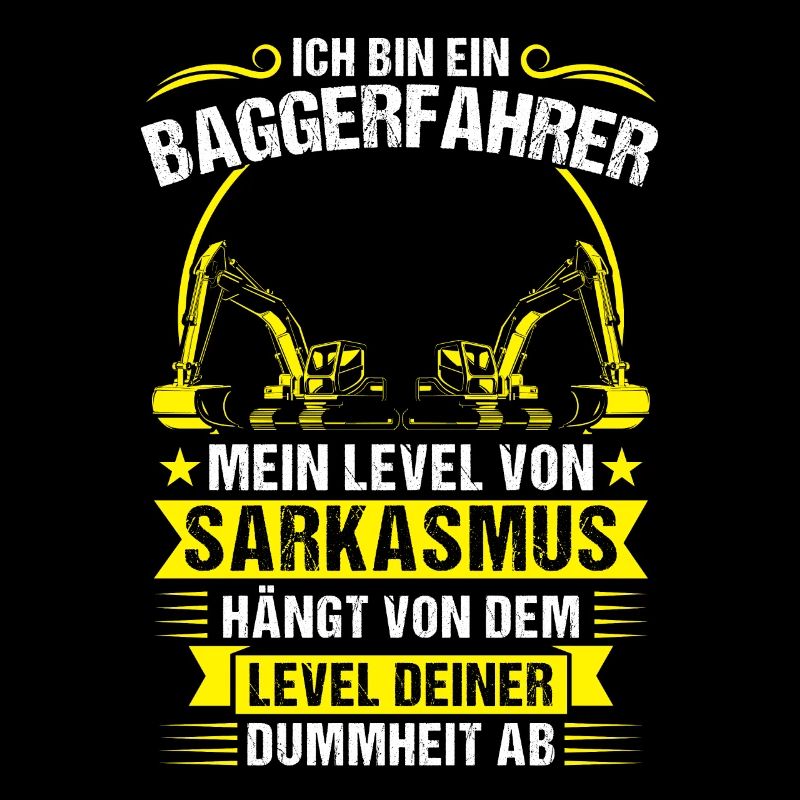 Baggerfahrer Beruf Bagger-Fahrer Geschenk