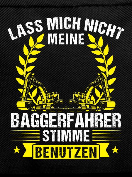 Baggerfahrer Beruf Bauarbeiter Geschenk