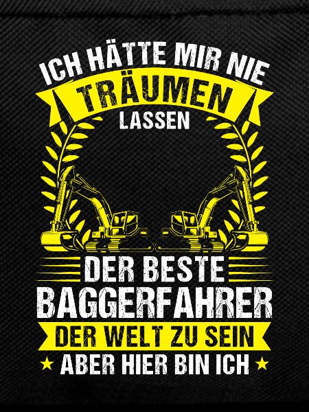 Baggerfahrer Beruf Lader Geschenk