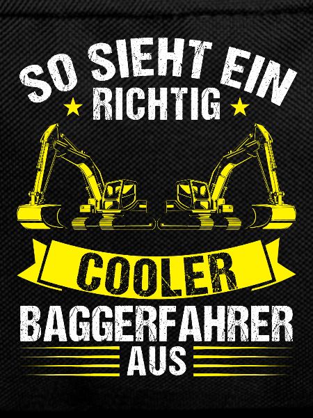 Baggerfahrer Beruf Lader Geschenk