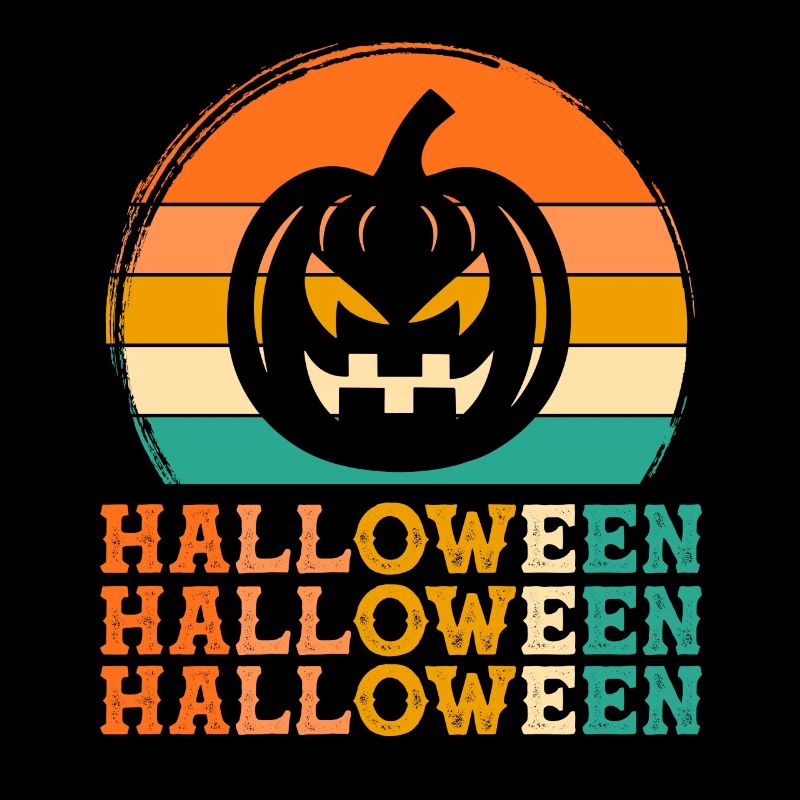 Halloween Retro-Design Halloween Geschenk