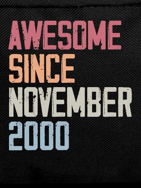 Birthday gift in November 2000