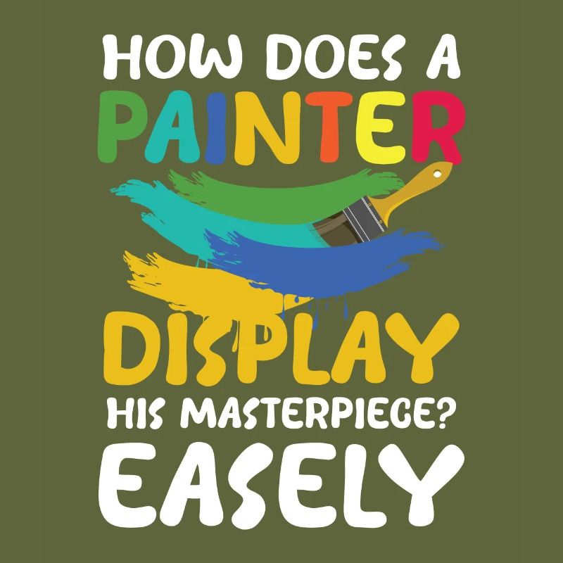 How Does A Painter Display His Masterpiece Easely