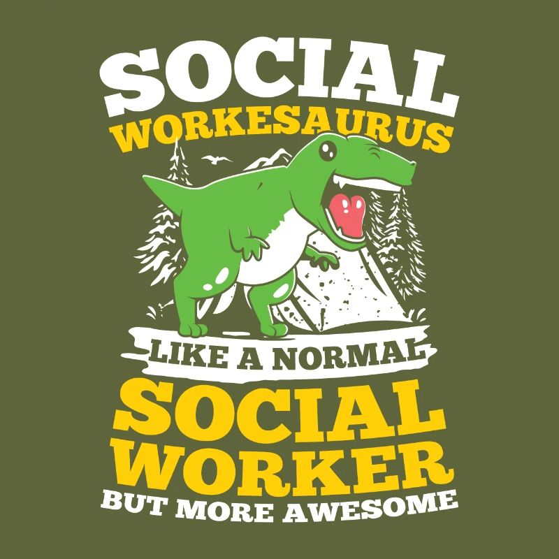 Social Workesaurus Like A Normal Worker