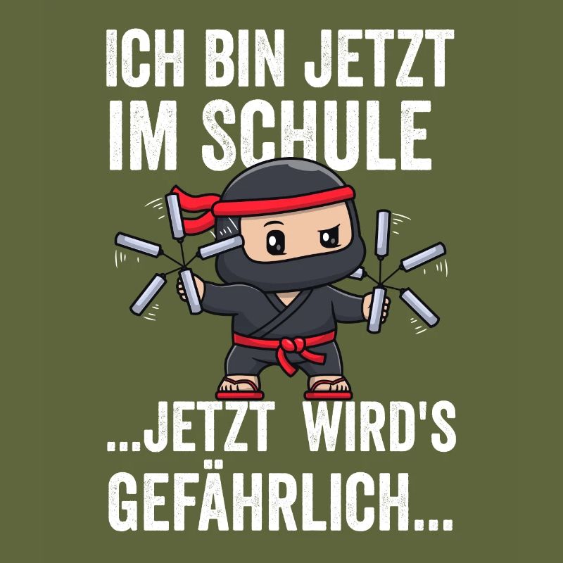 Schulkind Ninja Einschulung Geschenk