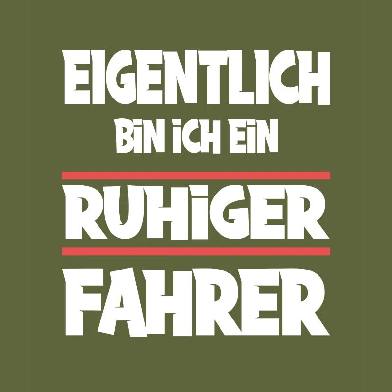 Eigentlich bin ich ein ruhiger Fahrer