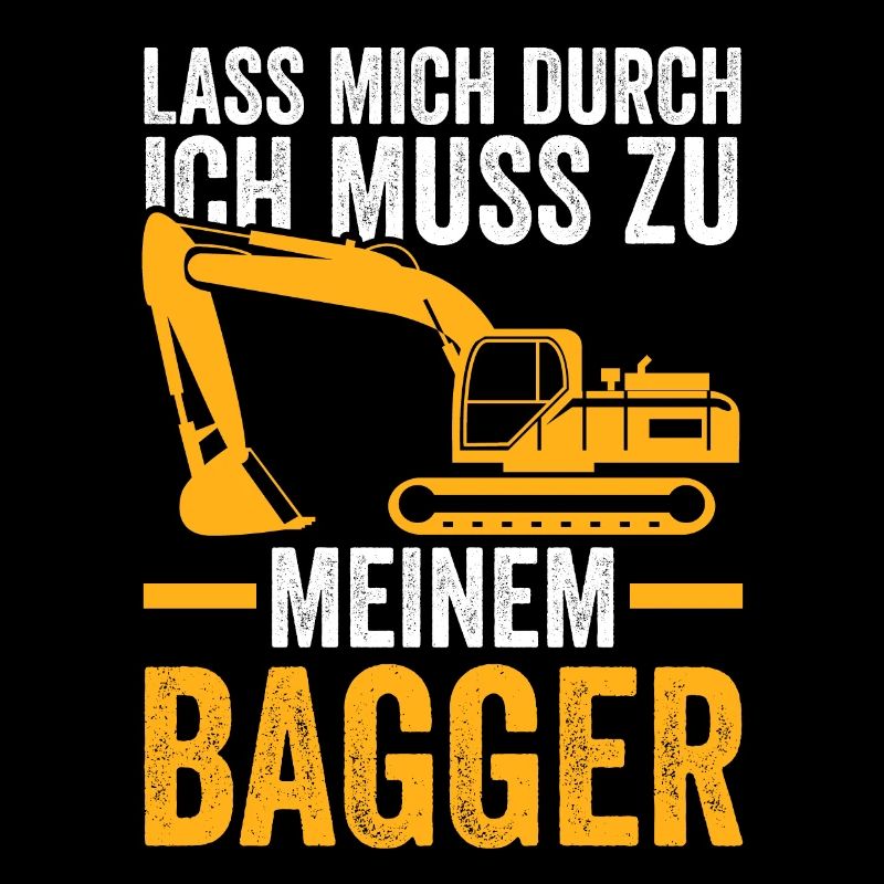 Bagger Fahrer Baustelle Geschenk