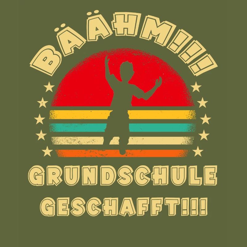 Bäähm Grundschule ist Geschafft Schulkinder Schule