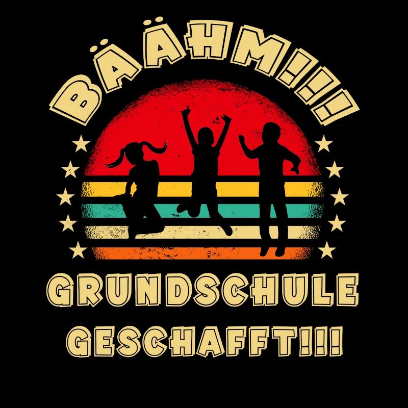Bäähm Grundschule ist Geschafft Schulkinder