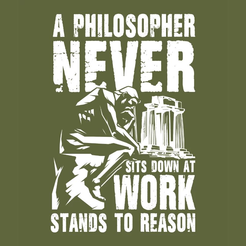 A Philosopher Never Sits Down at Work