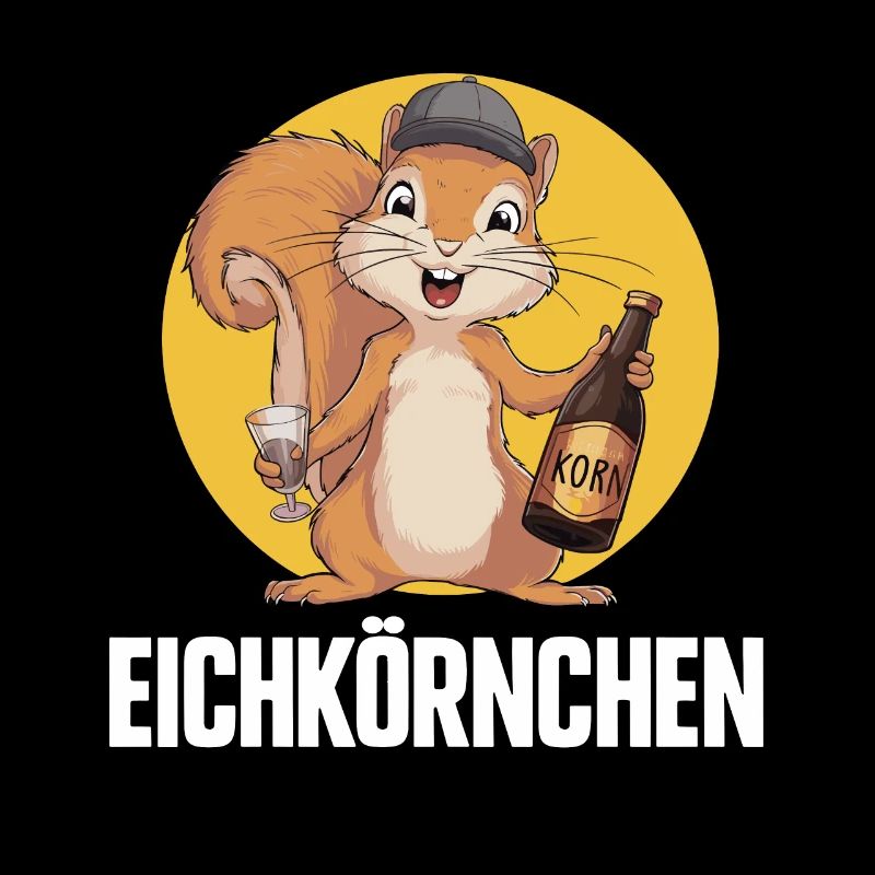 Eichkörnchen Eichhörnchen mit Korn