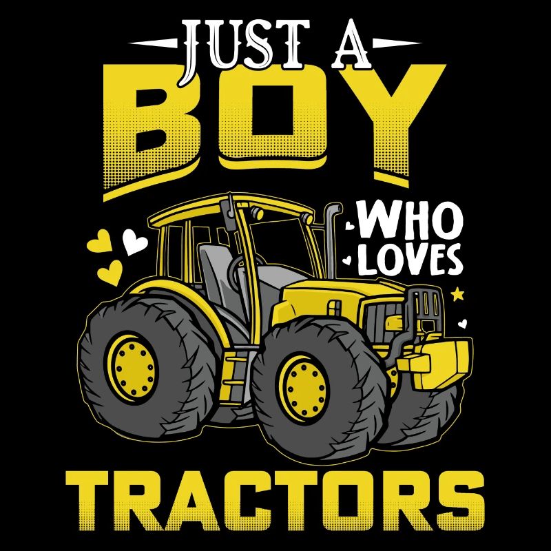 Juste un garçon qui aime les tracteurs drôle de tracteur Dire