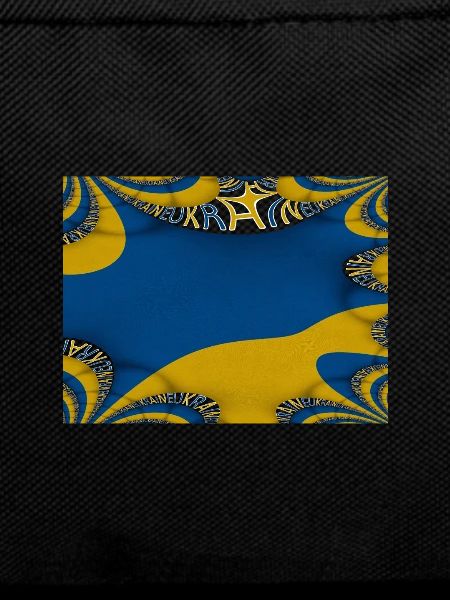 Ukraine Flag Art Design Kiev